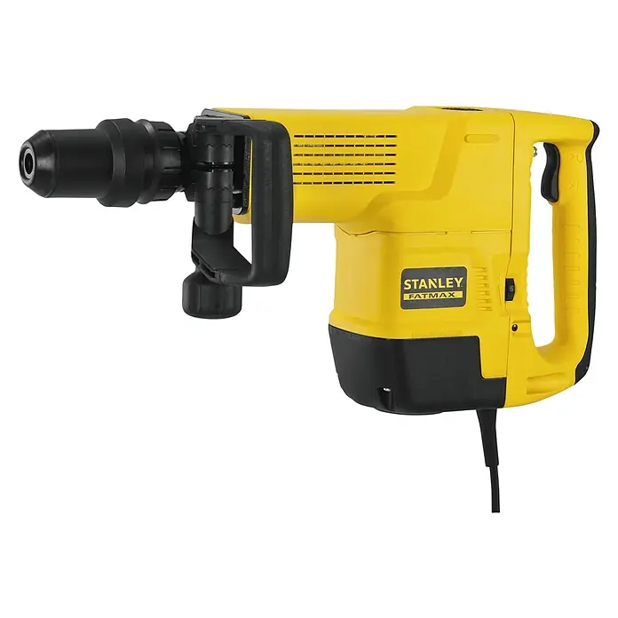 Stanley FatMax Abbruchhammer SFMEH230K-QS - 1.600 W, 15 J, SDS-Max-Aufnahme - Abbildung eines gelben Stanley Fatmax Abbruchhammers, der für schwere Abbrucharbeiten konzipiert ist.