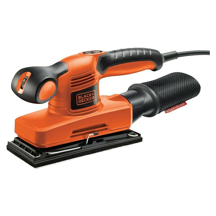 Black+Decker Schwingschleifer KA274EKA-QS310 W, Leerlaufschwingzahl: 6.000 U/min - 11.000 U/min Diagonal View