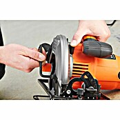 Black+Decker Handkreissäge CS1550-QS (1.500 W, Durchmesser Sägeblatt: 190 mm, Schnitttiefe bei 90 °: 66 mm) | BAUHAUS