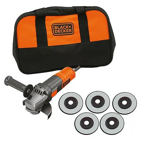 Black+Decker  Elektro-Winkelschleifer BEG220-QS