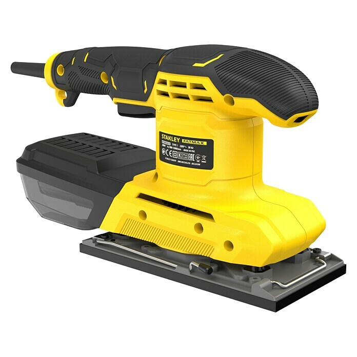 Stanley FatMax Schwingschleifer FMEW214K-QS280 W, 14.000 U/min - 24.000 U/min Diagonal View