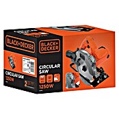 Black+Decker Sierra circular CS1250L (1.250 W, Hoja de sierra: Ø 190 mm, 5.300 - 5.300)