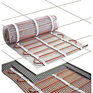 Admiral E-Power Fußbodenheizung Comfort (9,6 x 0,5 m, Beheizbare Fläche: 5 m², 135 W/m²)