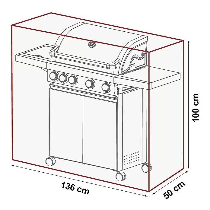 Grillstar Grill-Schutzhülle Atlanta 450Polyester, Passend für: Grillstar Gasgrill Atlanta 450