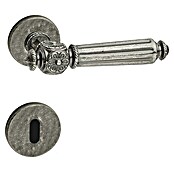 Diamond Doors Zimmertürgarnitur (Türstärke: 40 - 45 mm, Buntbart BB, Grau)