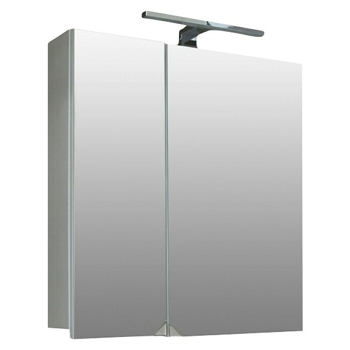 Aquaart LED omarica z ogledalom  (Š x V: 60 x 64 cm, Z osvetlitvijo) | Omarice z ogledalom | Kopalniške omare | Kopalniško pohištvo | Kopalnica in sanitarije | Izdelki | BAUHAUS