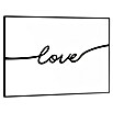 Reinders Bild Slim Frame Black (Love, B x H: 40 x 30 cm) | BAUHAUS