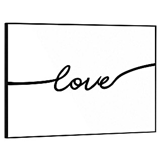 Reinders Bild Slim Frame Black (Love, B x H: 40 x 30 cm)