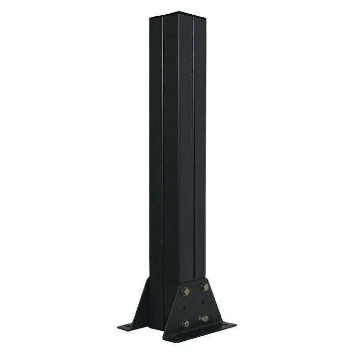 Gabio Zaunpfosten8 x 8 x 55 cm, Anthrazit, Stahl