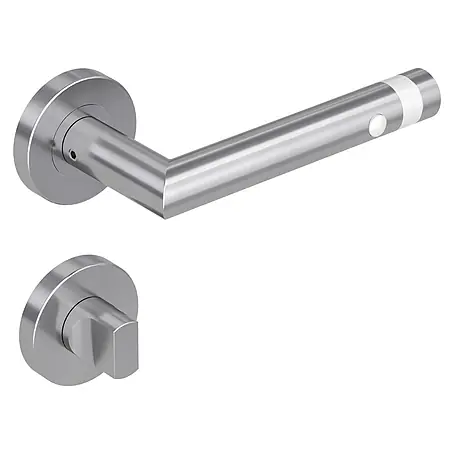 Diamond Doors Modern LED-Zimmertürgarnitur L-Form WC