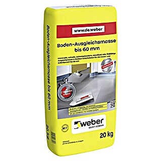 SG Weber Bodenausgleichsmasse (20 kg, Schichtdicke: 1 - 60 mm)