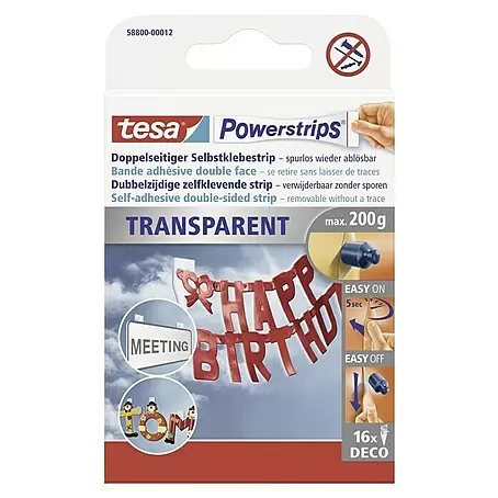 Tesa Powerstrips Selbstklebestrip DECO