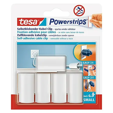 Tesa Powerstrips Kabel-Clip