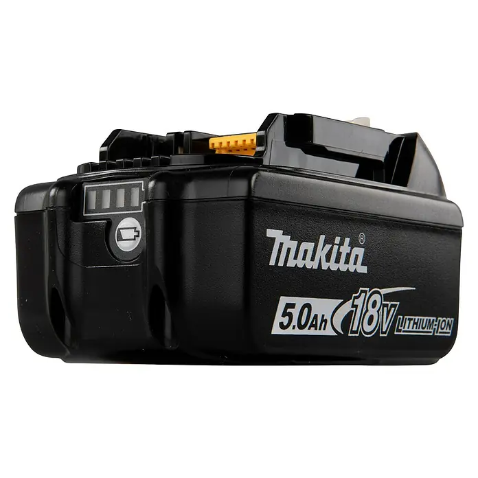Makita LXT 18V Akku BL1850B - 18 V, 5 Ah - Makita 5.0Ah 18V Lithium-Ionen Akku, ein leistungsstarkes Werkzeugzubehör für längere Betriebszeiten und zuverlässige Leistung.