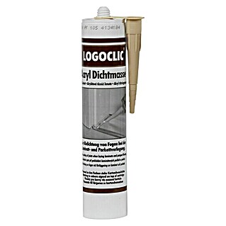 LOGOCLIC Acryl-Dichtmasse (Beige/Braun, 310 ml)