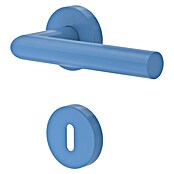 Diamond Doors Zimmertürgarnitur (Türstärke: 40 - 45 mm, Buntbart BB, Blau)