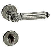 Diamond Doors WC-Türgarnitur (Türstärke: 40 - 45 mm, Schlitzkopf/Olive SK/OL, Grau)