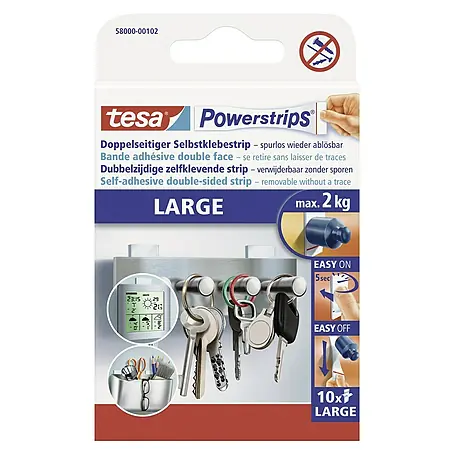 Tesa Powerstrips Selbstklebestrip Large