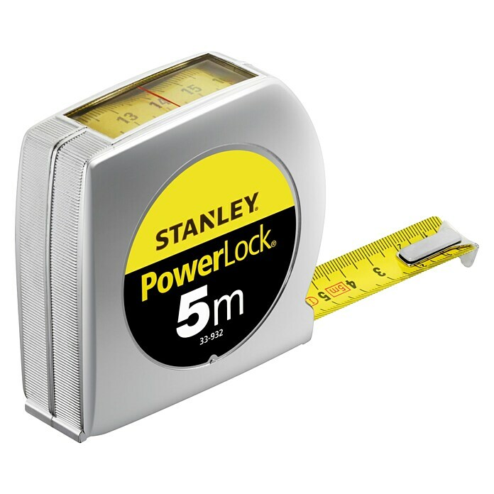 Stanley Kapselmaßband Powerlock5 m Diagonal View