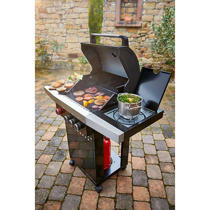 Grillstar Gasgrill Atlanta II 350-1Anzahl Brenner: 3, Hauptgrillfläche: 50 x 41,5 cm, 12 kW Use Shot