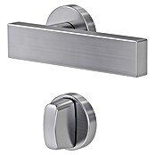 Diamond Doors Design Zimmertürgarnitur Oregon (Türstärke: 40 - 45 mm, Buntbart BB, Edelstahl, L-Form)