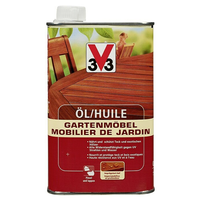 V33 Gartenmöbel Öl Farblos