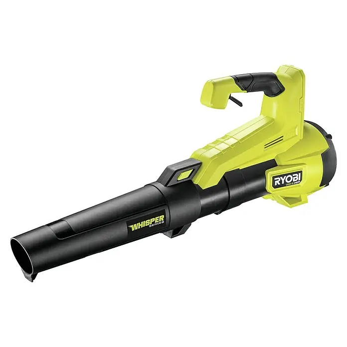 Ryobi ONE+HP Akku-Laubbläser RY18BLXC-0 - 18 V, Ohne Akku, Blasgeschwindigkeit: 177 km/h, Blasleistung: 9,9 m³/min - Akkubetriebener Laubbläser Ryobi ONE+ HP, gelb-schwarz, ideal zum mühelosen Entfernen von Blättern und Gartenabfällen.Leicht und komfortabel.