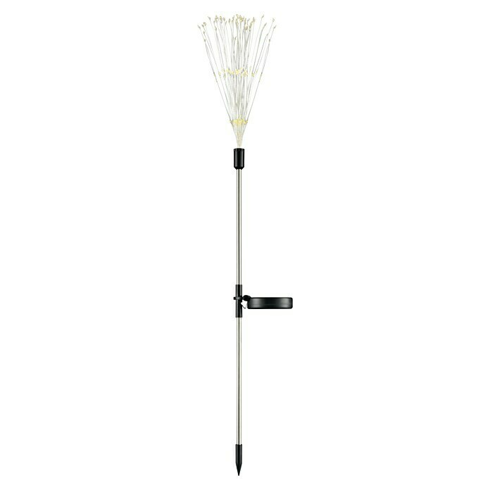 BAUHAUS Solar-decoratielamp Firework (Zwart, IP44, Lichtkleur: Warm wit) | BAUHAUS