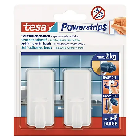 Tesa Powerstrips Selbstklebehaken