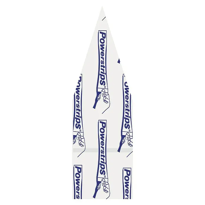Tesa Klebestreifen - Geeignet für: Glas, Belastbarkeit: 0,2 kg, 16 Stk., Transparent - Nahaufnahme von Powerstrips, ideal für die Befestigung von Gegenständen ohne Beschädigung der Oberfläche. Praktisch und einfach anzuwenden.