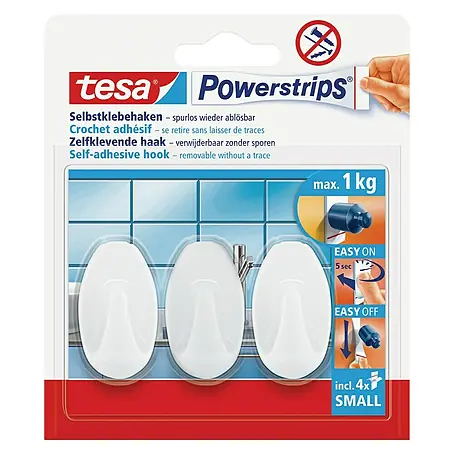 Tesa Powerstrips Selbstklebehaken