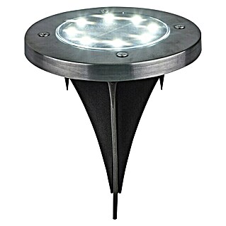 BAUHAUS Solarleuchten-Set (Solarzelle, 4 Stk., LED, Leuchtdauer: 6 h - 8 h, Silber)