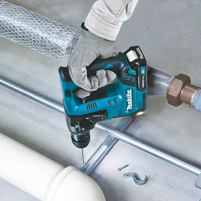 Makita Akku-Bohrhammer HR140DZ12 V, Ohne Akku, Leerlaufdrehzahl: 0 U/min - 850 U/min, Einzelschlagstärke: 1 J Use Shot