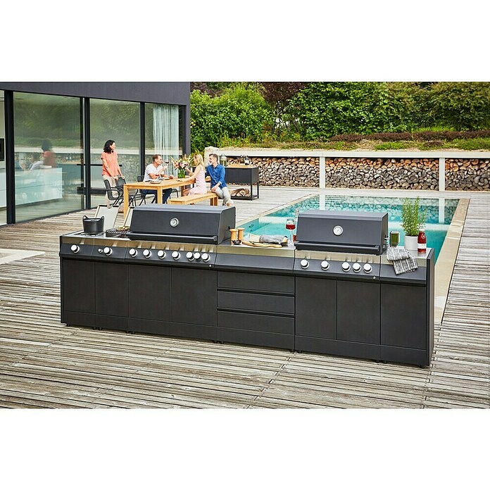 Kingstone The Quad Gasgrill Six (Anzahl Brenner: 6 Stk.) | BAUHAUS