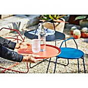 Sunfun Melina Garten-Beistelltisch rund (Ø x H: 60 x 57,5 cm, Stahl, Orange) | BAUHAUS