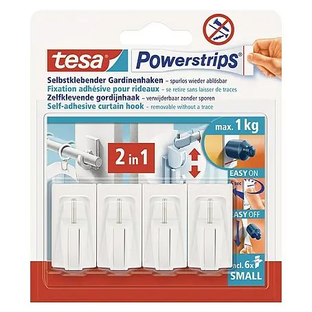 Tesa Powerstrips Gardinenhaken Vario