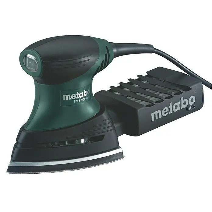 Metabo Multischleifer FMS 200 Intec - 200 W - Der Metabo FMS 200 Intec Schwingschleifer mit Staubabsaugung für präzise Schleifarbeiten.