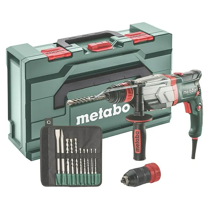 Metabo Kombihammer UHEV 2860-2 Quick Set1.100 W, 3,4 J, SDS-Plus-Aufnahme Diagonal View