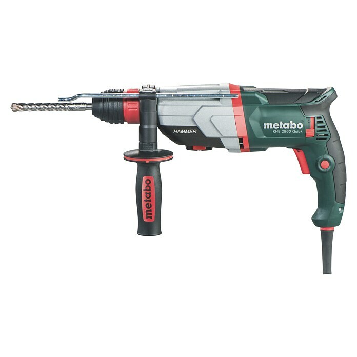 Metabo Martillo combinado 2860 Quick Set (880 W, 3,2 J, Alojamiento SDS-Plus) | BAUHAUS