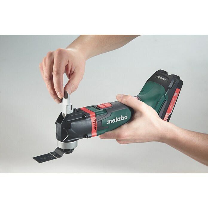 Metabo Akku-Multifunktionswerkzeug MT 18 LTX Compact18 V, Ohne Akku, Oszillationswinkel: ± 1,6° Use Shot