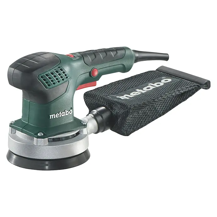 Metabo Elektro-Exzenterschleifer SXE 3125 - 310 W, Durchmesser Schleifteller: 125 mm - Ein Metabo Exzenterschleifer mit Staubfangsack, ideal für feine Schleifarbeiten. Kompaktes Design, hohe Leistung.