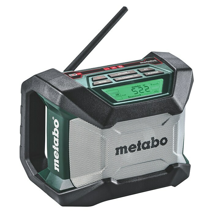 Metabo Akku-Baustellenradio R 12-18 BTFrequenz: 87,5 - 108,0 kHz (FM) Diagonal View