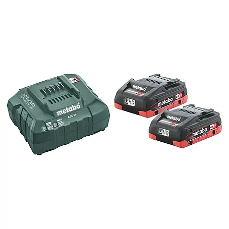 Metabo CAS 18V Akku & Ladegerät Basic-Set 2 x LiHD 4,0 Ah