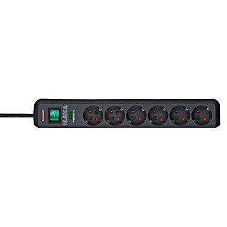 Brennenstuhl Eco-Line Stekkerdoos (Antraciet, Kabellengte: 1,5 m)
