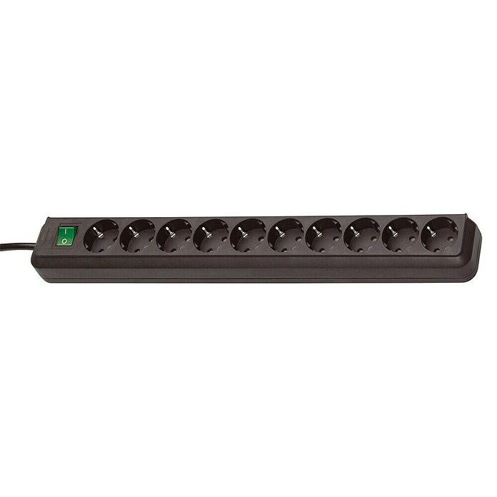 Brennenstuhl Eco-Line Stekkerdoos (Zwart, Kabellengte: 3 m, IP20) | BAUHAUS