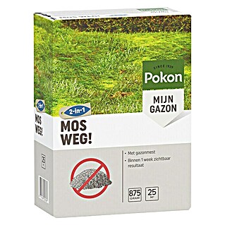 Pokon Gazonmest met mosbestrijder (Inhoud voldoende voor ca.: 25 m², 875 g)