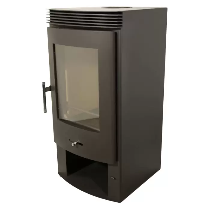 Panadero Estufa de leña Bergen - 7,5 kW, Volumen de calefacción: 230 m³, Gris fundido