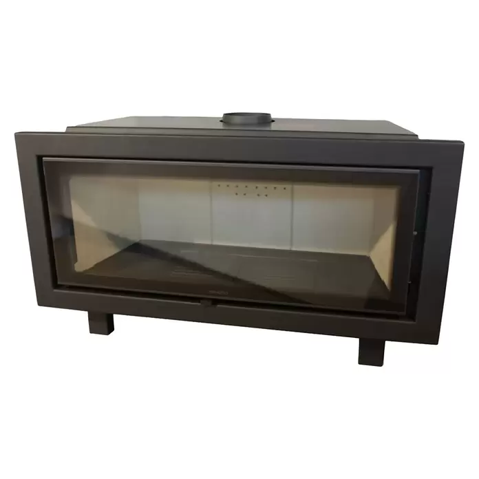Panadero Hogar de leña 101-S - L x An x Al: 47 x 112 x 51 cm, 9 kW, 240 m³, Antracita