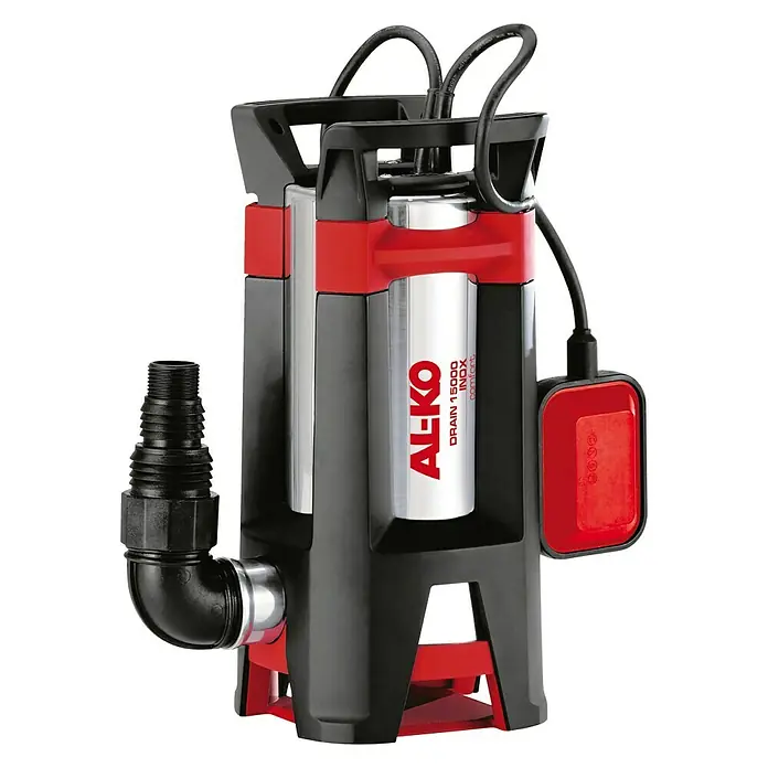 AL-KO Comfort Schmutzwasserpumpe Drain 15000 Inox - 1.100 W, Max. Fördermenge: 15.000 l/h, Eintauchtiefe: 7 m - AL-KO Drain 15000 Inox Tauchpumpe: Leistungsstark und robust für Schmutzwasser, ideal für Haus und Garten. Zuverlässige Entwässerung.