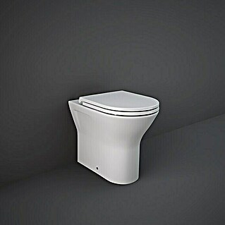 RAK Ceramics Feeling Stand-WC (Spülrandlos, Ohne Spezialglasur, Spülform: Tief, WC Abgang: Waagerecht, Weiß)